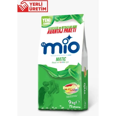 Mio Matik Beyazlar & Renkliler 9 kg